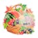 Decoration on the adhesive tape "Fruit basket" watermelon, 26x26 cm