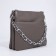 Cross-Bodi bag with zipper, bronze color