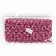 Braid, in a roll 10 m, the color of fuchsia with silver