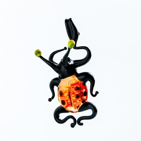 Glass Figure "Zhuchara" 3.5x9.5x4.5cm-1