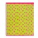 A notebook of 96 sheets in a cage on the crest "Fresh. Hearts", cover coated cardboard, glossy lamination, mix