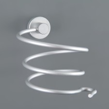 Holder for a hair dryer, 10 × 12 × 10 cm, aluminum
