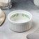 Ramekin ceramic "leaves", 9.5 x 4.5 cm, 200 ml, white color