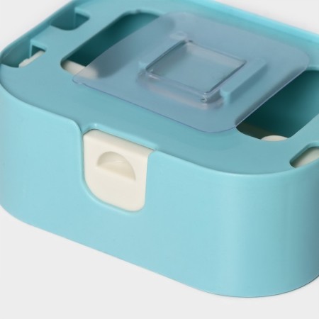 Soap dish "lamb", plastic, 15.5 × 10.5 × 4 cm, blue color-4
