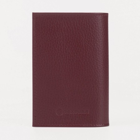 TEXTURA passport cover, burgundy color-1