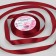 Satin tape, 12 mm × 23 ± 1 m, cherry color No. 37