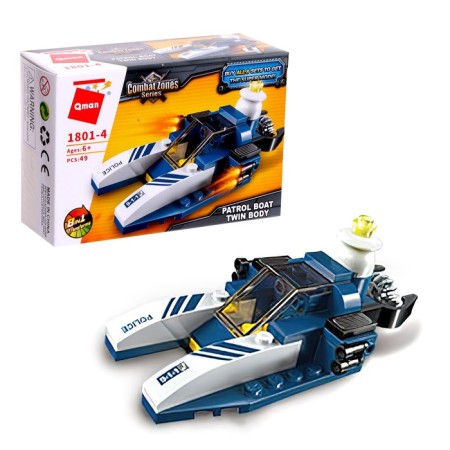 Constructor Police "Police Transport", 8 types, mix-3