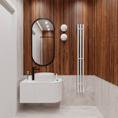 Terminus Tres Terminus Terminus Terminer, 1600x156 mm, white matte-2