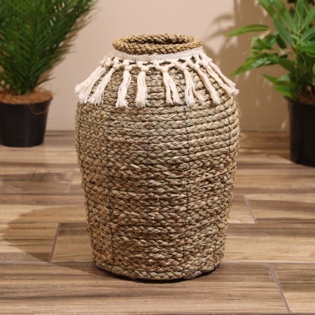 Vase wicker, floor 25x25x34 cm-1