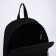 Backpack School Textile Nazamok, 38x14x27 cm, black color