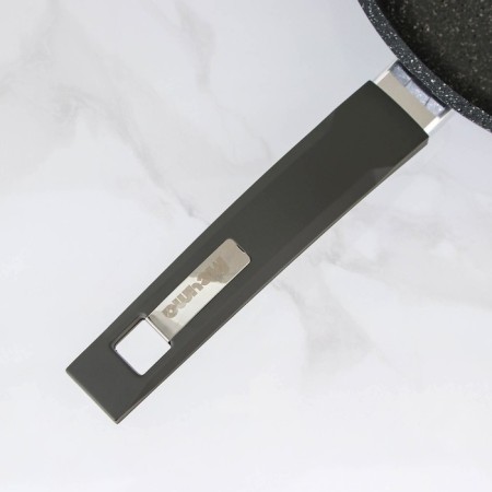 Granite pan, d = 26 cm, plastic handle, anti -stick coating, gray color-3
