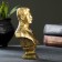 Bust "Stalin Yves" aged brass 13x9x5cm
