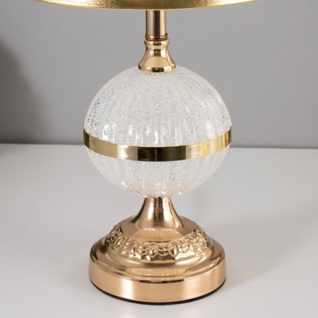 Elizabeth table lamp E27 40W white-gold 25x25x37 cm Risalux-5
