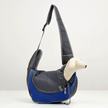 Cracking bag "sling" for animals, 42 x 25 cm, blue-4