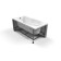 Cersanit Santana 140 bathtub frame, complete with assembly package