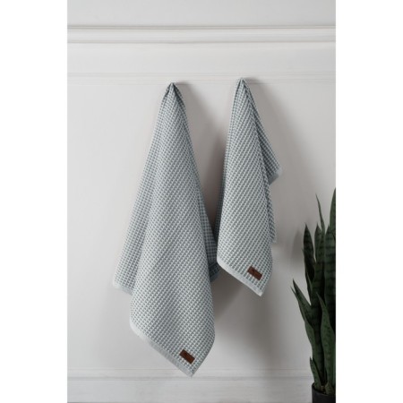 Arya Home Kira waffle towel, size 50x90 cm, green color