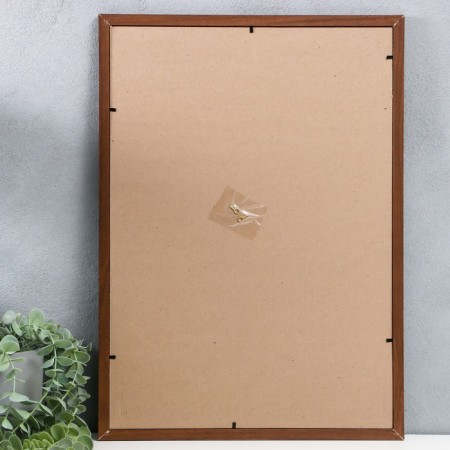 Photo frame wood 35x50 cm, mocha (plastic screen)-1