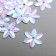 Sequins "Zlatka" 13 mm, 10 g, white