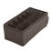 Organizer for linen, 12 cells, brown color