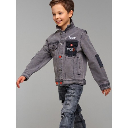 Denim jacket for a boy PlayTode, height 176 cm-3