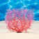 The artificial aquarium, luminous plant, 15 cm, red