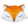 Pillow decorative baby I am the "Fox", 35 × 27 cm, velor, 250 g/m²
