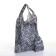 Household bag on the button, folding, black/white color