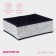 Organizer for storing linen of the share "marmalade", 18 cells, 35 × 30 × 12 cm, white color