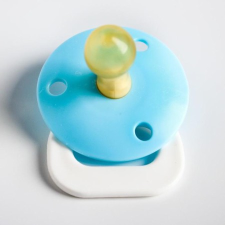 Latex-Latex classic “button” with a ring, from 0 months., Mix color-4