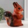 Piggy bank "Squirrel" height 21 cm, width 13 cm, length 18.5 cm
