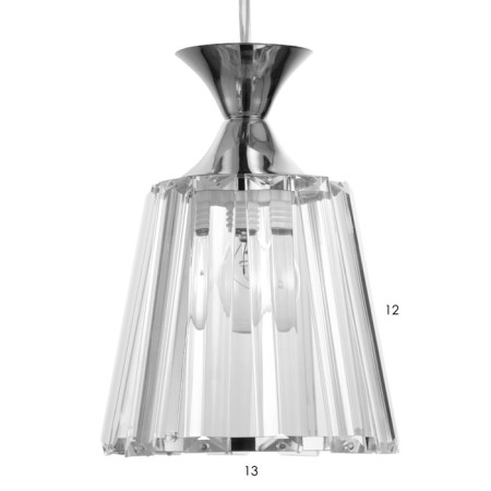 Bayerlux "Diban" 3he27 40W silver 35x35x65 cm-5