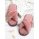 Slippers Women's cross open nose, size 39-41, color dusty rose
