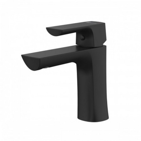 LEMARK URSUS LM7206BL sink mixer, single -leaf, valve, pour 121 mm, black