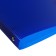 Folder on 4 rings A4, 24 mm, 550 μm, Erichkrause Diamond Total Blue, embossing, blue