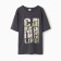 Male T-shirt "Camping Life", dark gray color, size 52