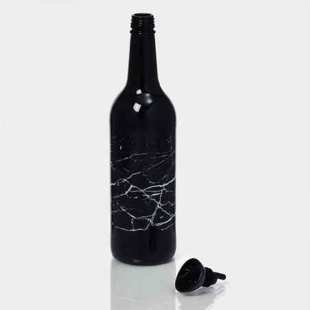 Glass bottle for sauce and oil "Marble", 750 ml-2