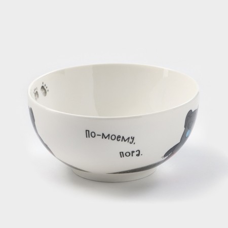 Porcelain salad "Winnie the fluff", 610 ml, d = 14 cm-3