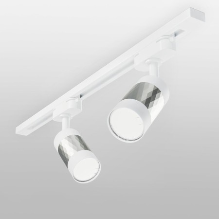 Elektrostandard track lamp, Mizar, 55x55x173 mm, GU10, white, silver color-2