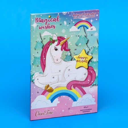 Advent Calendar Chokotime "Magic wishes of the unicorn", 65 g-1