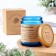 Aromatic candle in the bank "Hong.Chen", lavender