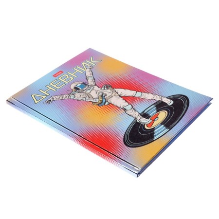 Diary solid cover 1-11 grade, 40 sheets, you are just space!, Metallic, selective varnish-1