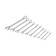 A set of keys combined in the tundra holder, chrome -plated, 6 - 22 mm, 10 pcs.