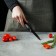 Vegetable knife “Grime”, blade 7.5 cm, black color