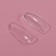 Tips for nail extension, 500 pcs, oval shape, 10 sizes, transparent color