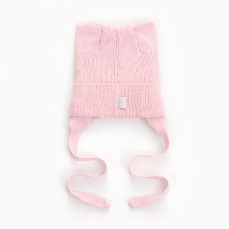 Hat for girls, color light pink size 46-48-2