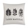 Pillowcase Decorative Ethel Natural Print (type 1), 40 x 40 cm, 100% cotton