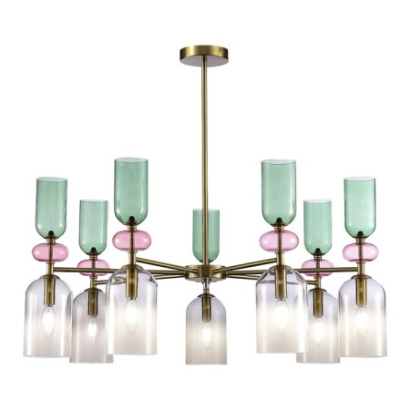 Ceiling Ceiling ST LUCE. SL2000.202.07. GEA. 7x40 watts, E14, 85x85x40 cm, golden color