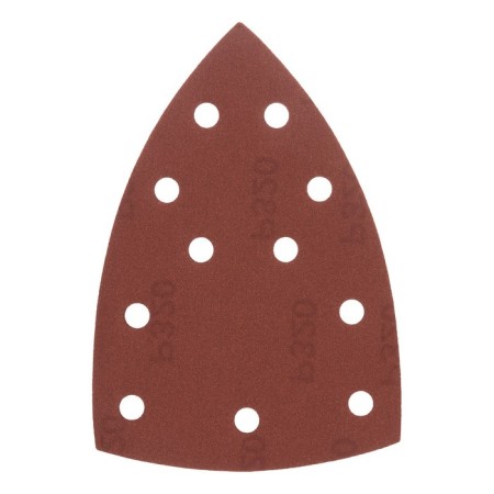 Triangle Abrasive Denzel 738677, on the thief. Submit, P 320, 150x150x100 mm, 5 pcs.