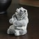 Souvenir "Bear with fish (3 species)" 6.5cm