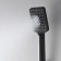 Shower watering can Wasserkraft A130, 3 modes, ABS plastic, black